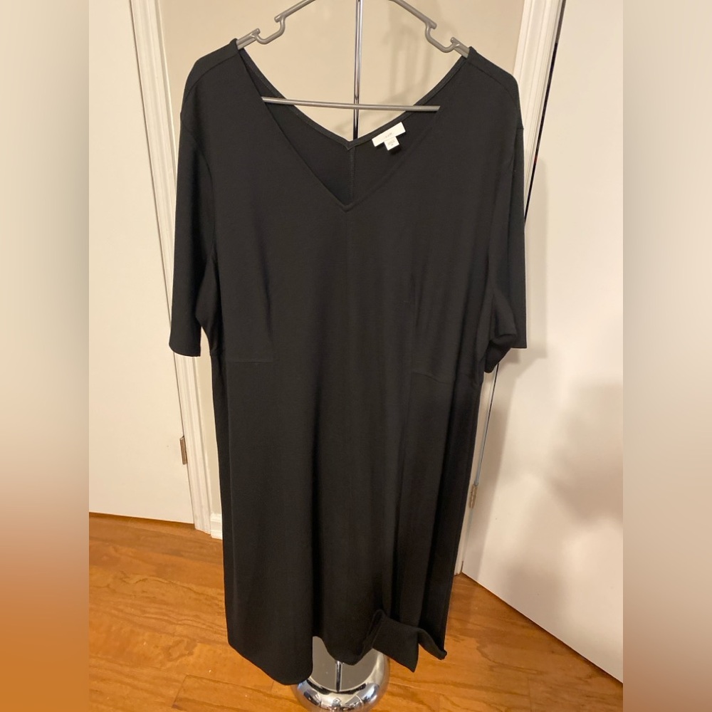 J.Jill Tencel V-Neck Shift Dress-FINAL SALE!